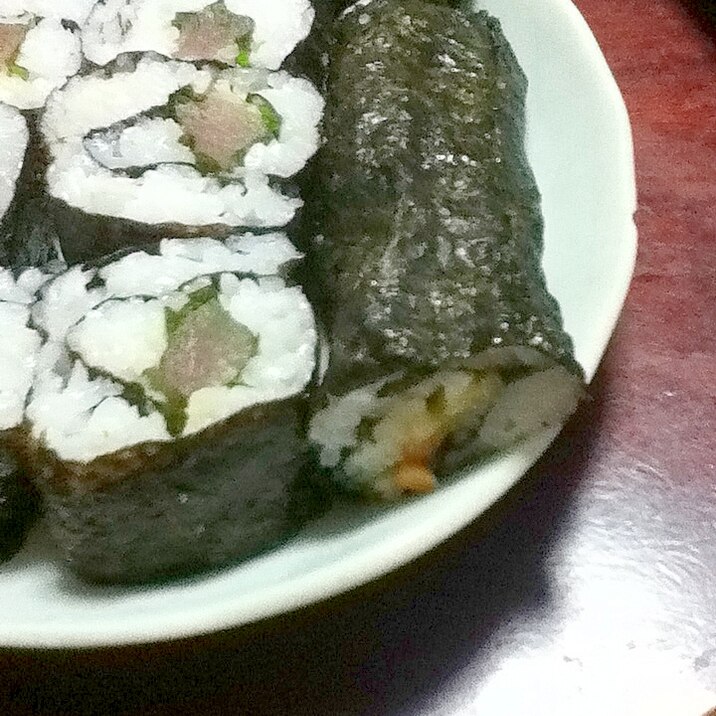 ワサビ漬け入り納豆巻【殺菌デトックス食材】